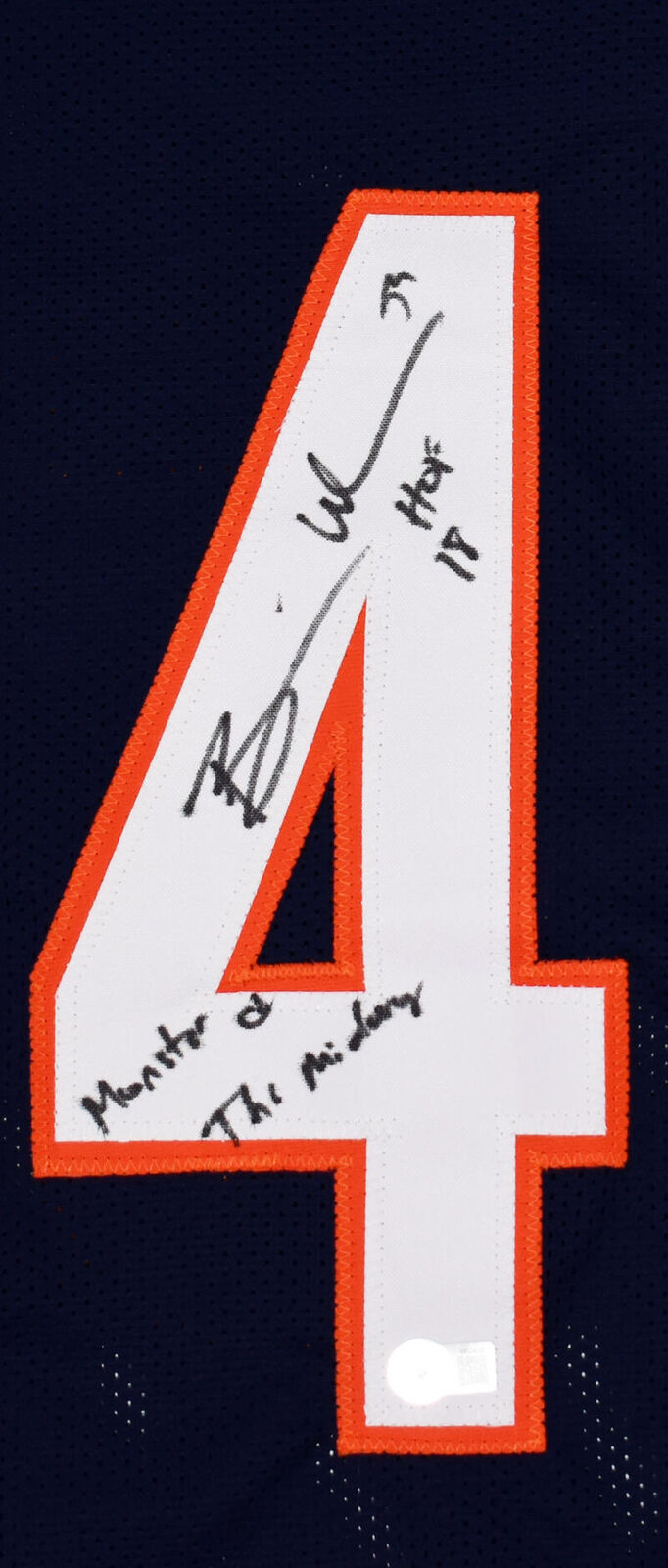 Brian Urlacher Signed Blue Pro Style Jersey w/HOF Monster of Midway-BeckettWHolo