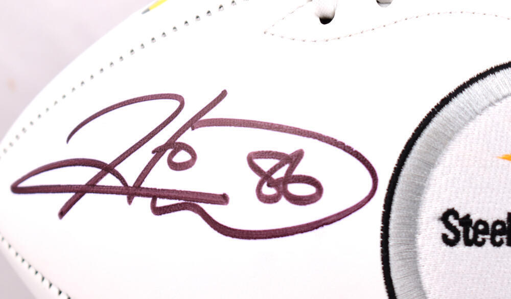 Hines Ward Autographed Pittsburgh Steelers Logo Football w/SB MVP-Beckett W Holo