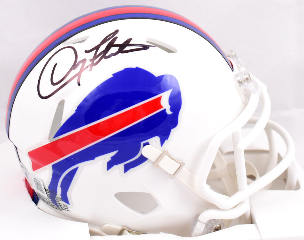 Doug Flutie Autographed Buffalo Bills Speed Mini Helmet-Beckett W Hologram