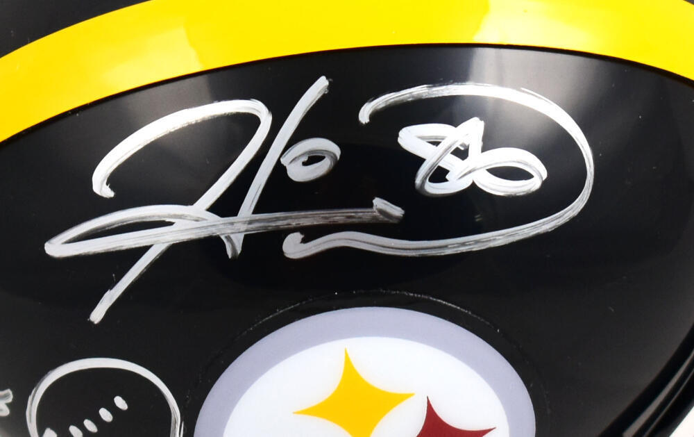 Jerome Bettis Hines Ward Signed Pittsburgh Steelers Mini Helmet- Beckett W Holo