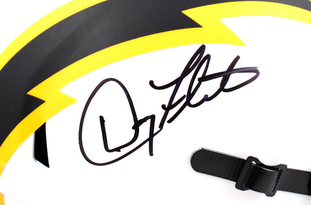 Doug Flutie Autographed F/S Chargers Lunar Speed Helmet-Beckett W Hologram