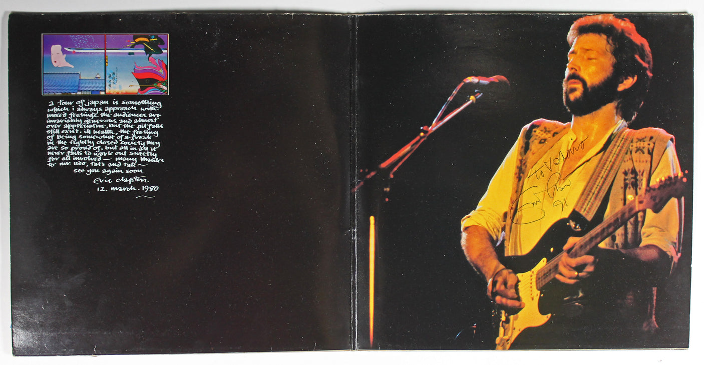 Eric Clapton Authentic Signed 'Just One Night' Album Cover PSA/DNA #AA01978
