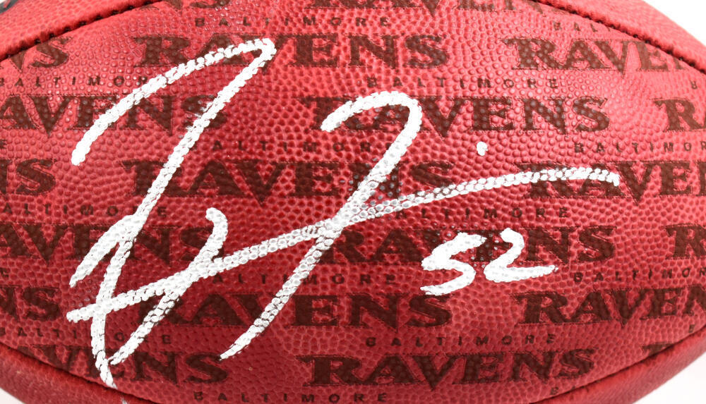 Ray Lewis Signed Ravens Showcase Limited Edition Duke Football- Beckett W Holo