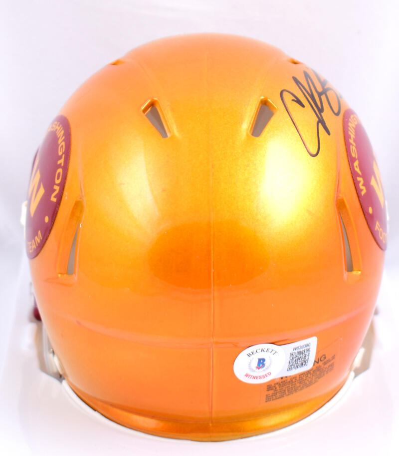 Champ Bailey Signed Washington Football Team Flash Speed Mini Helmet- Beckett W