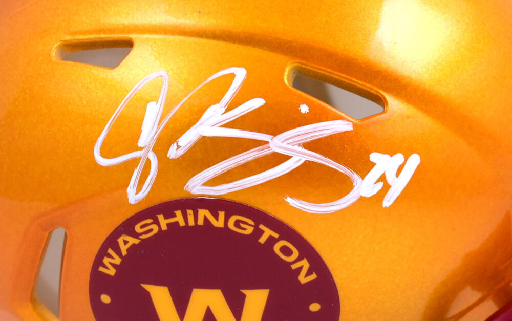 Champ Bailey Signed Washington Football Team Flash Speed Mini Helmet- Beckett W