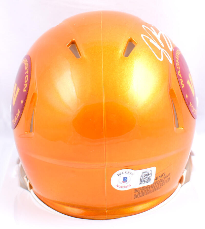 Champ Bailey Signed Washington Football Team Flash Speed Mini Helmet- Beckett W