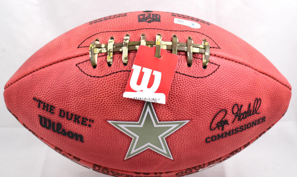 Michael Irvin Signed Cowboys Showcase Limited Edition Duke Football- Beckett W