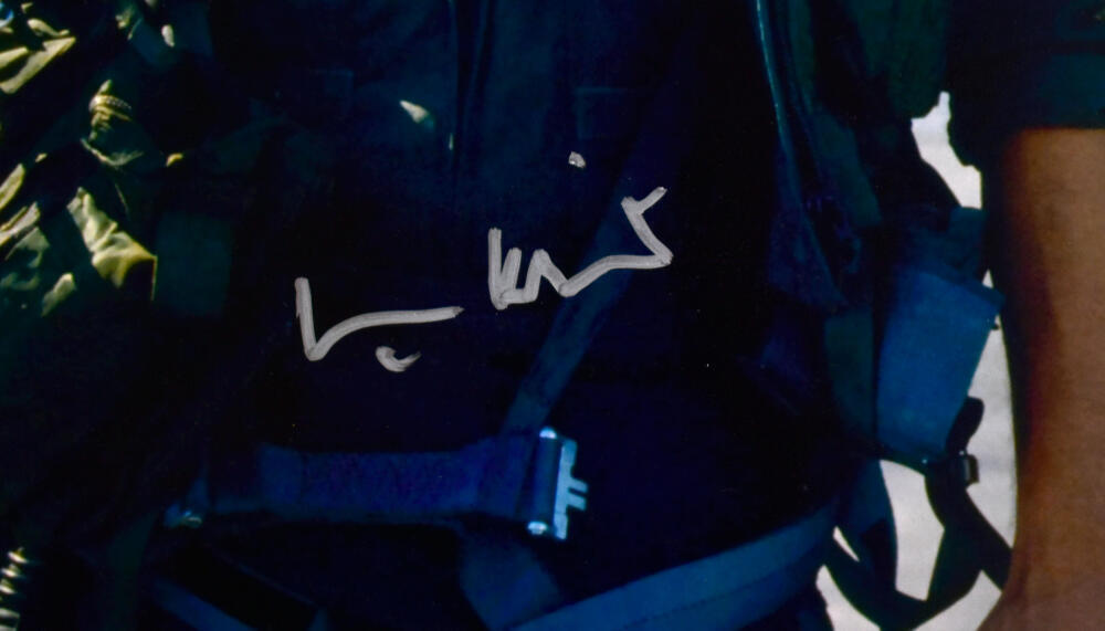 Val Kilmer Autographed Top Gun Iceman 16x20 Full Body Photo- JSA *Silver
