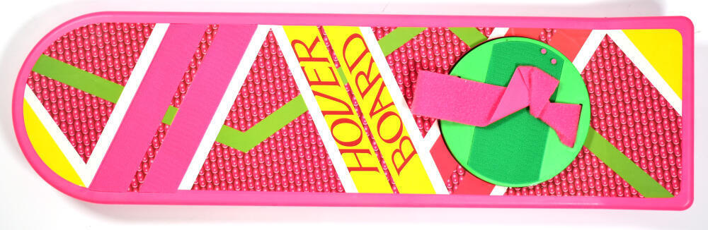 MICHAEL J FOX CHRISTOPHER LLOYD Autographed BACK TO THE FUTURE Hoverboard BAS #4