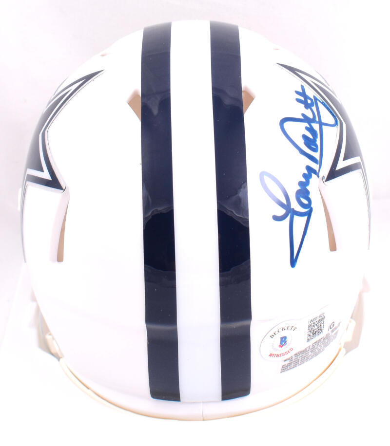 Tony Dorsett Signed Cowboys Alternate 2022 Speed Mini Helmet-Beckett W Hologram