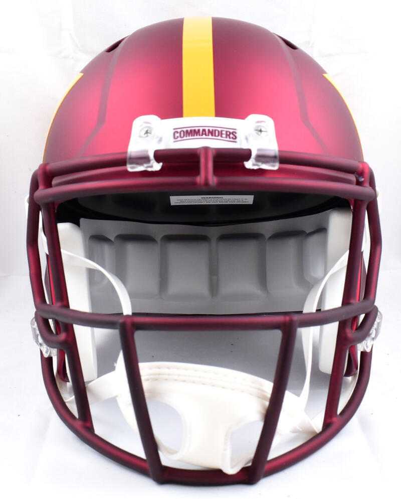 Emmanuel Forbes Jr. Autographed Commanders F/S Speed Helmet - Beckett W Hologram