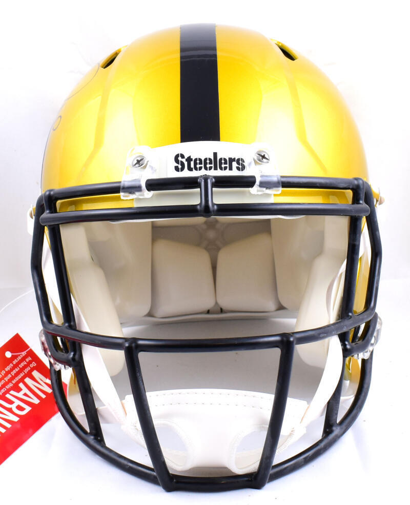 Jerome Bettis Signed Steelers F/S Flash Speed Authentic Helmet - Beckett W *thin