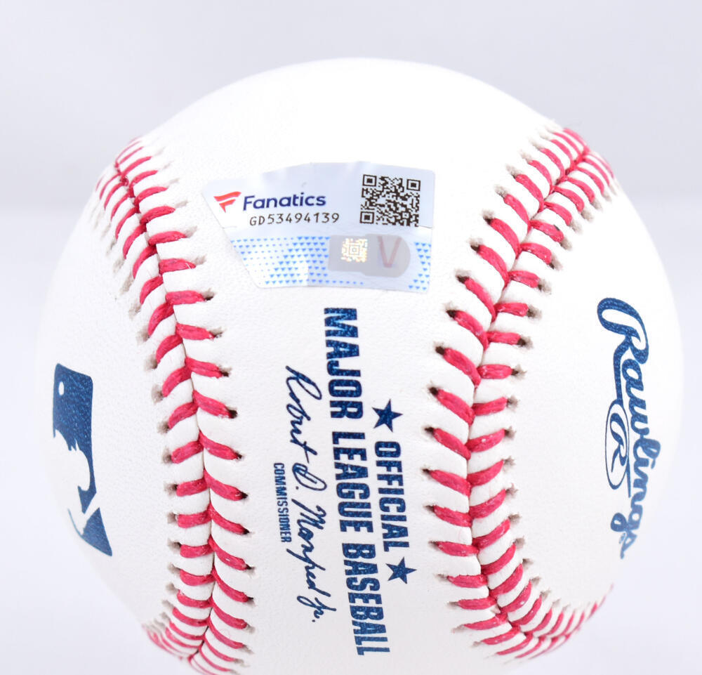 Ozzie Smith Autographed OML Baseball w/The Wizard - Fanatics *Blue