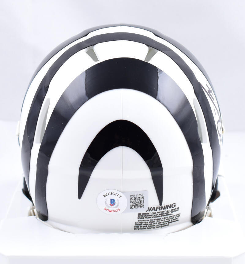 Boomer Esiason Signed Bengals Alternate 2022 Speed Mini Helmet - Beckett W Holo