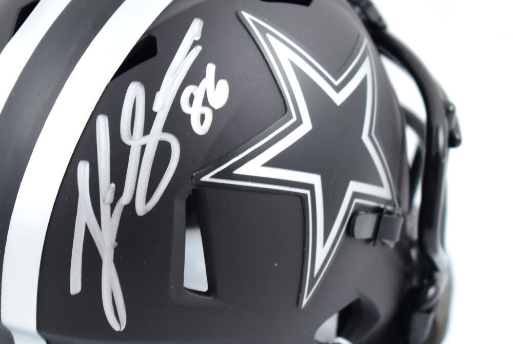 Luke Schoonmaker Signed Cowboys Eclipse Speed Mini Helmet - Beckett W Hologram