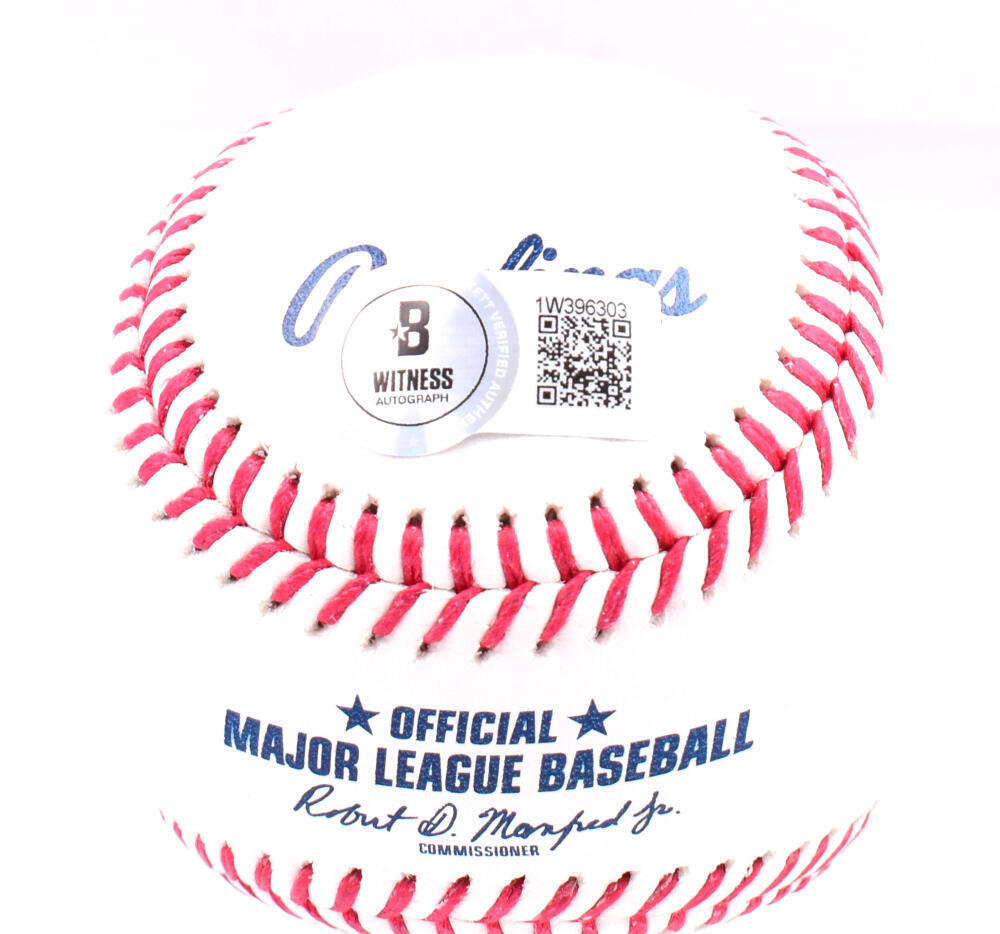 Tino Martinez Autographed Rawlings OML Baseball w/ Bam-Tino - Beckett W Hologram