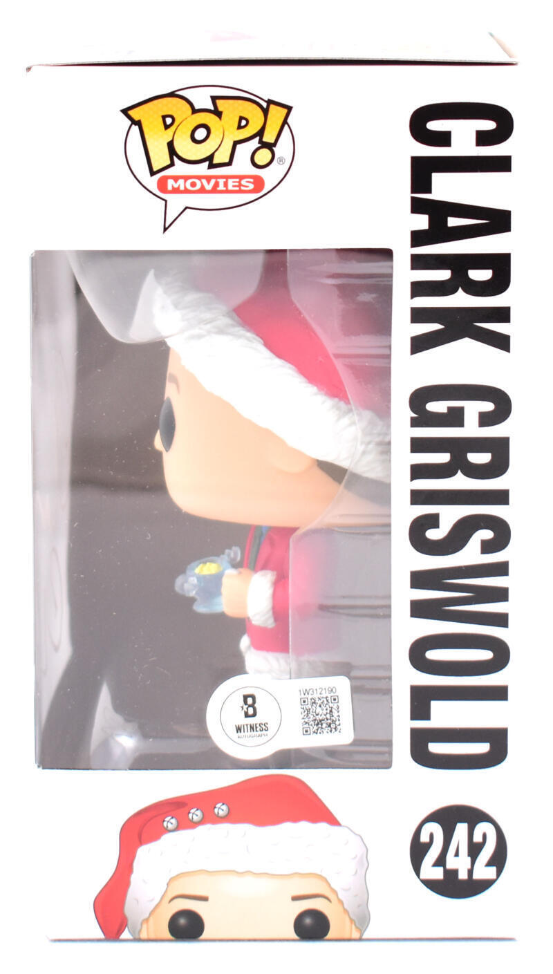 Chevy Chase Autographed Clark Griswold Funko Pop Figurine-Beckett W Hologram