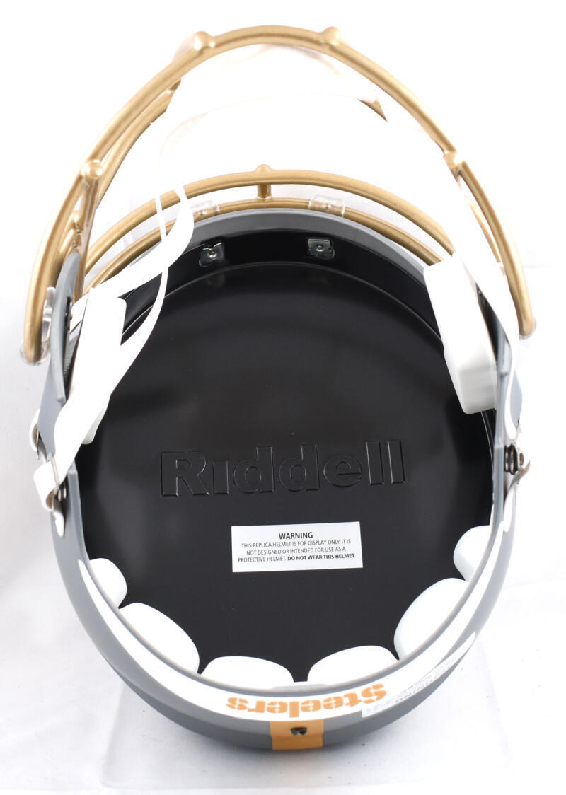 Joe Greene Signed Steelers F/S Slate Speed Helmet w/ HOF - Beckett W Hologram