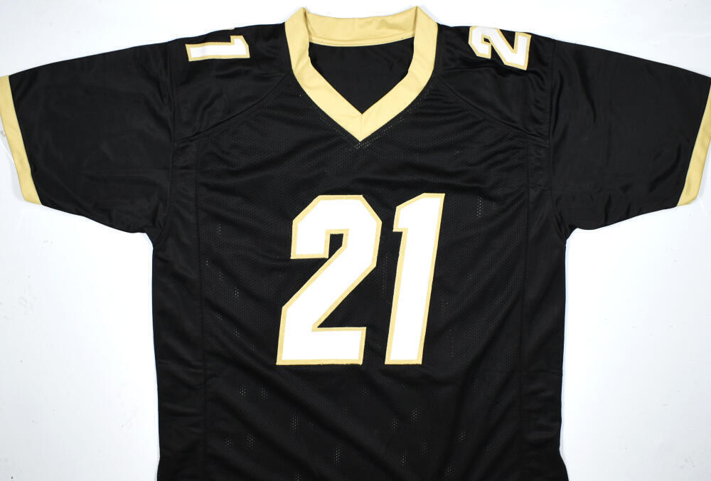 Deion Sanders Autographed Coach Prime Black College Style Jersey-Beckett W Holo