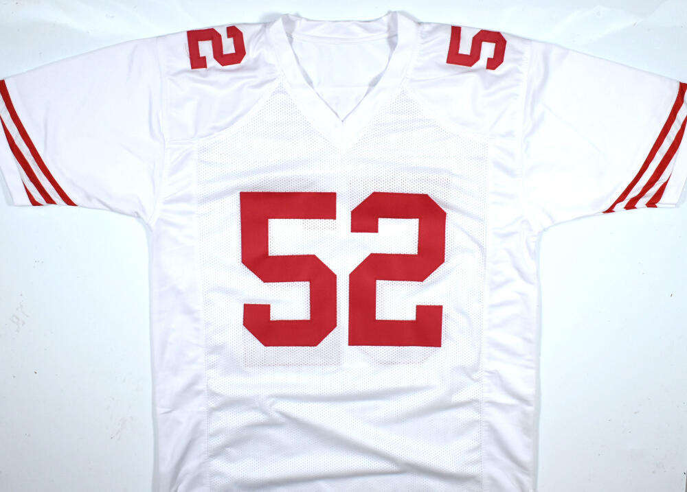 Patrick Willis Autographed White Pro Style Jersey- Beckett W Hologram *Black *2