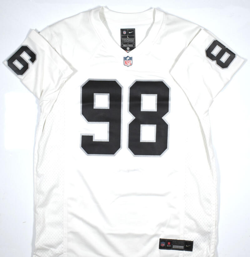 Maxx Crosby Autographed Las Vegas Raiders White Nike Game Jersey - Fanatics