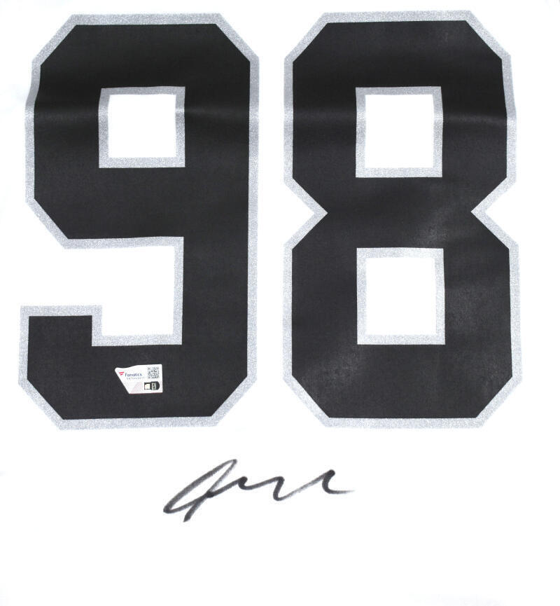 Maxx Crosby Autographed Las Vegas Raiders White Nike Game Jersey - Fanatics