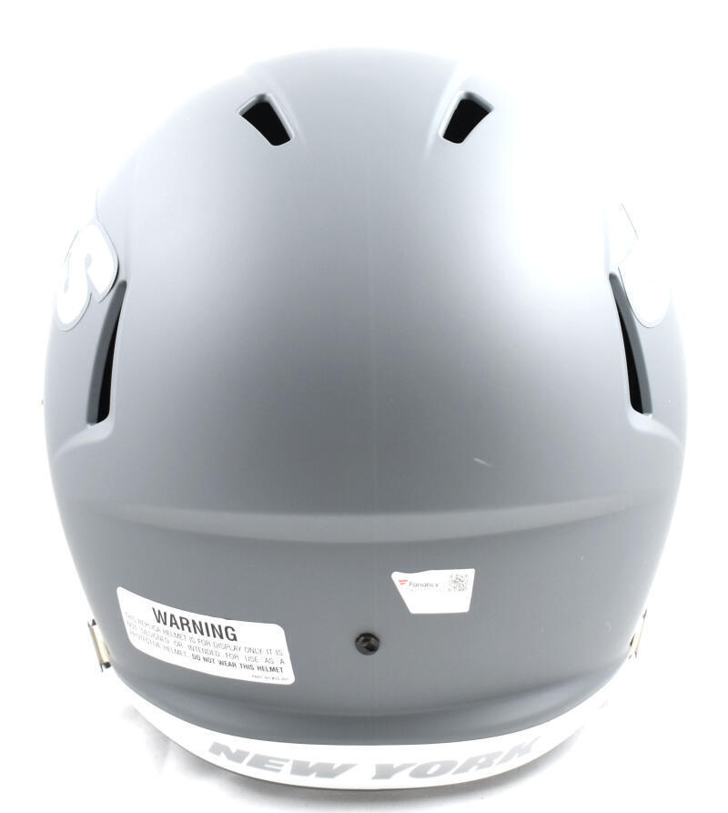Garrett Wilson Autographed New York Jets F/S Slate Speed Helmet- Fanatics *White