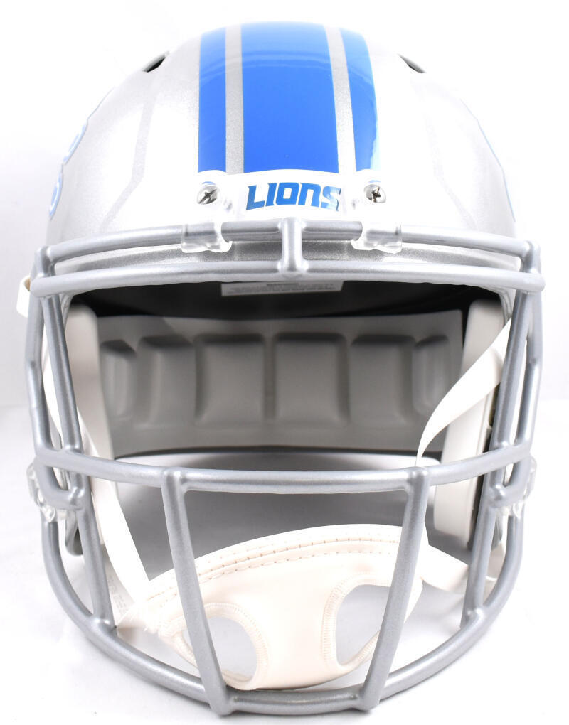 Jameson Williams Autographed Detroit Lions F/S Speed Helmet-Beckett W Hologram