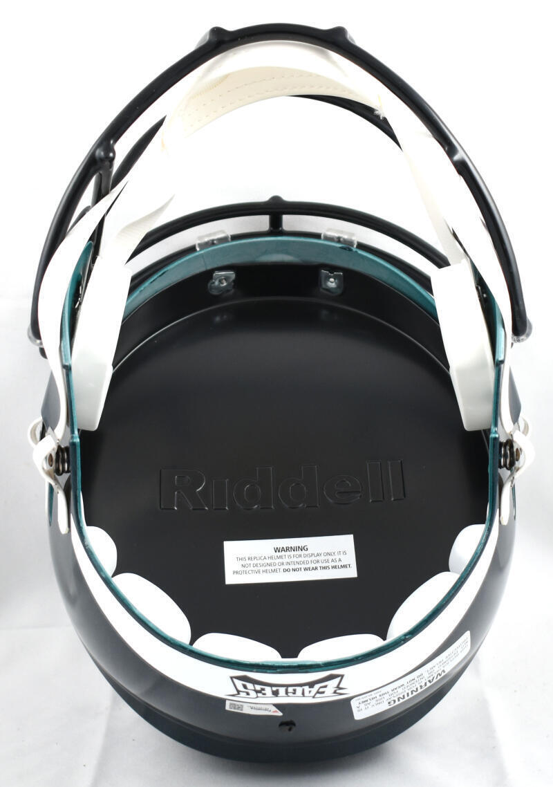 DeVonta Smith Autographed Philadelphia Eagles F/S Speed Helmet - Fanatics *White