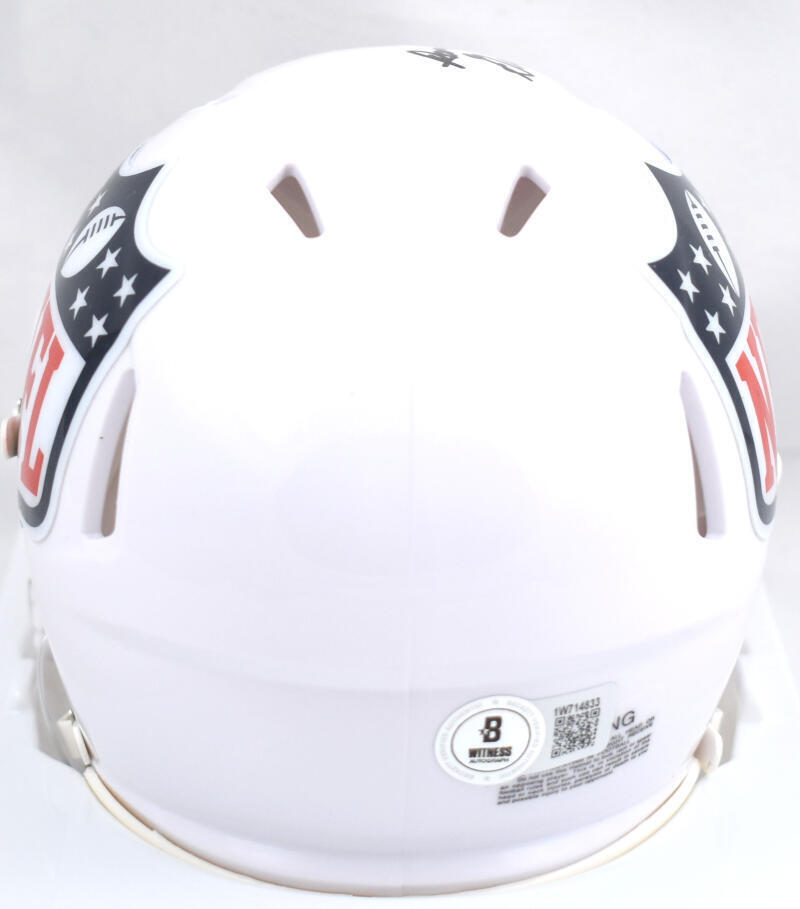 Randy Gradishar Autographed NFL Shield Speed Mini Helmet w/HOF - Beckett W Holo