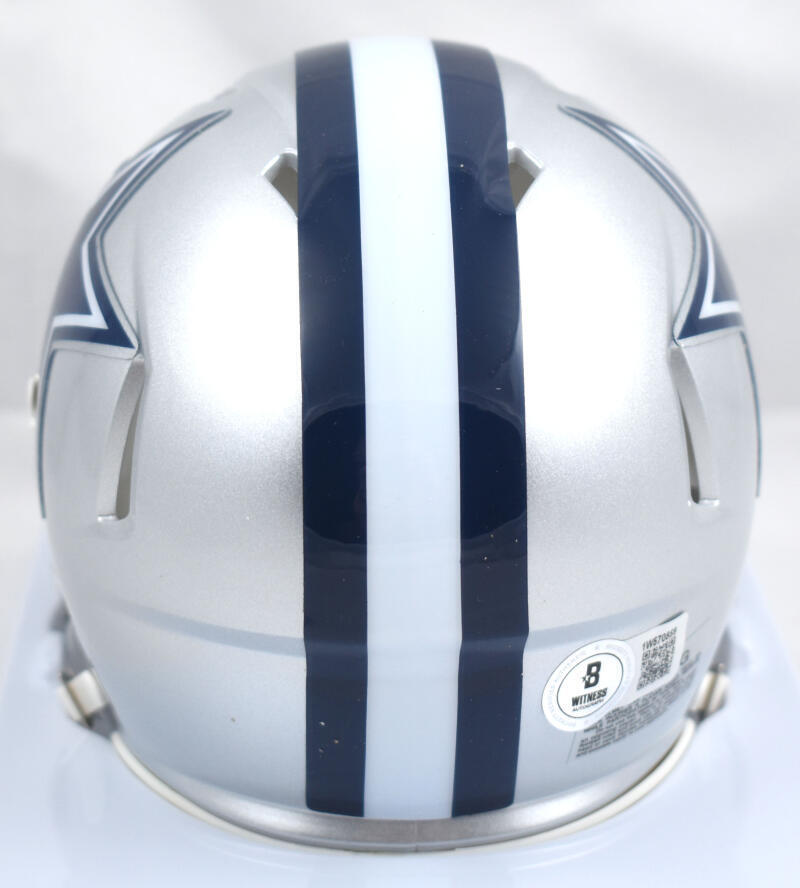 DaRon Bland Autographed Dallas Cowboys Speed Mini Helmet- Beckett W Hologram