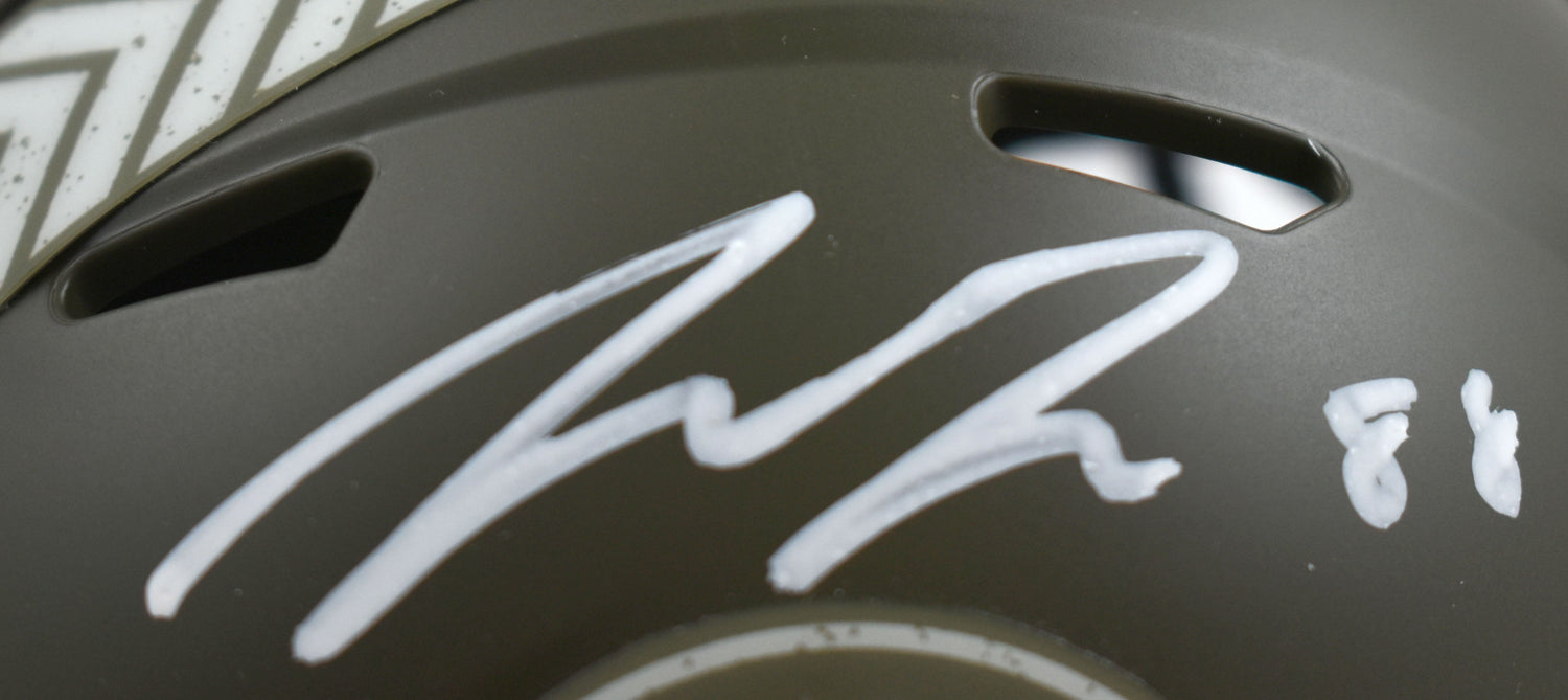 Pat Freiermuth Signed Steelers STS Speed Mini Helmet-Beckett W Holo