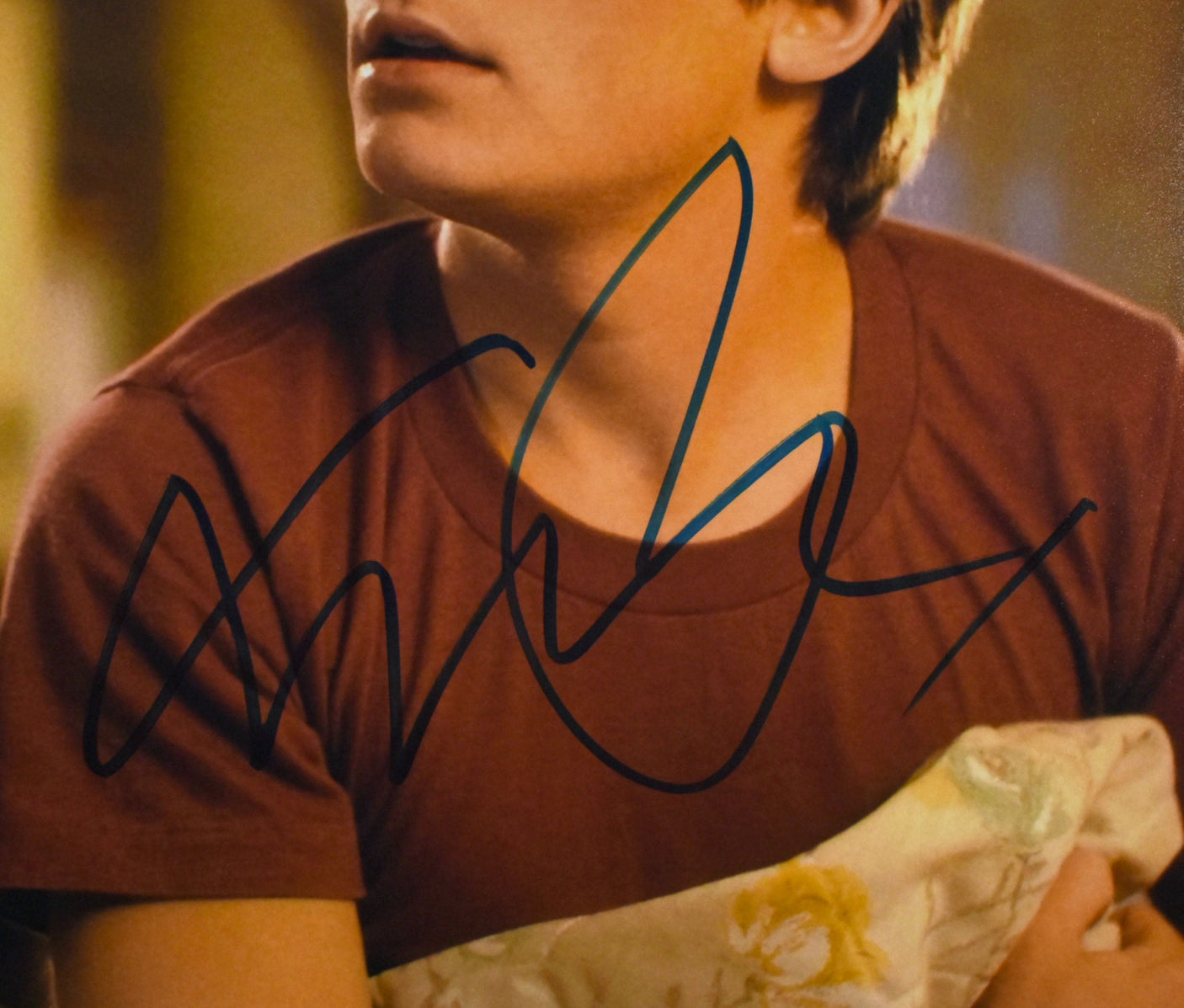 Michael J. Fox Lea Thompson Signed Back to the Future 16x20 Photo-Beckett W Holo