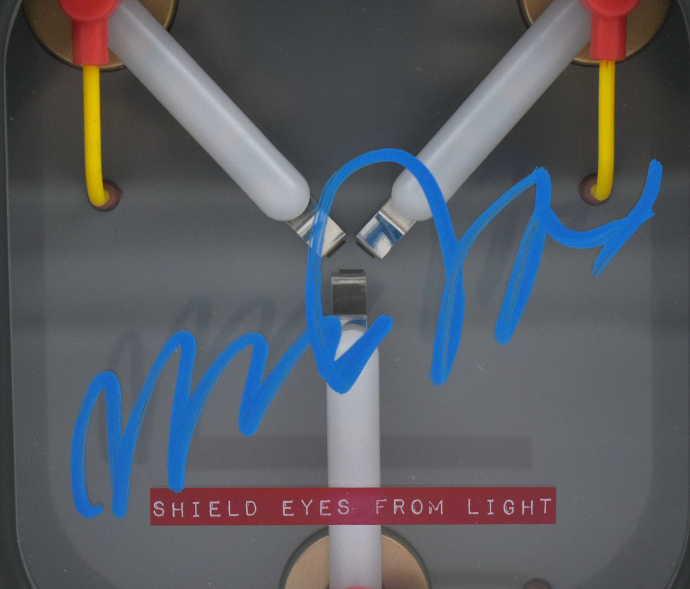 Michael J. Fox Signed Back to the Future Flux Capacitor Light - Beckett W Holo