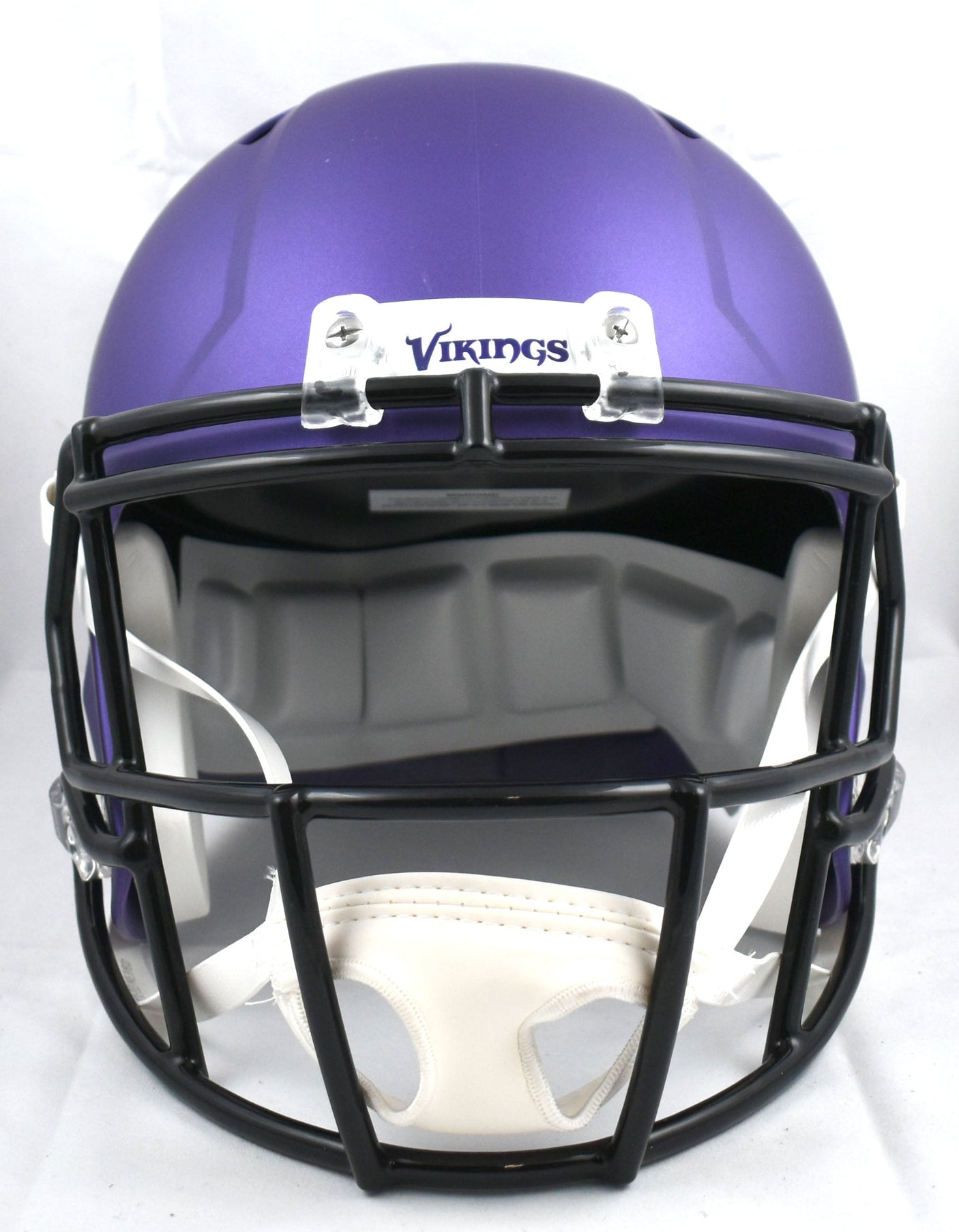 Aaron Jones Autographed Minnesota Vikings F/S Speed Helmet-Beckett W Holo *White