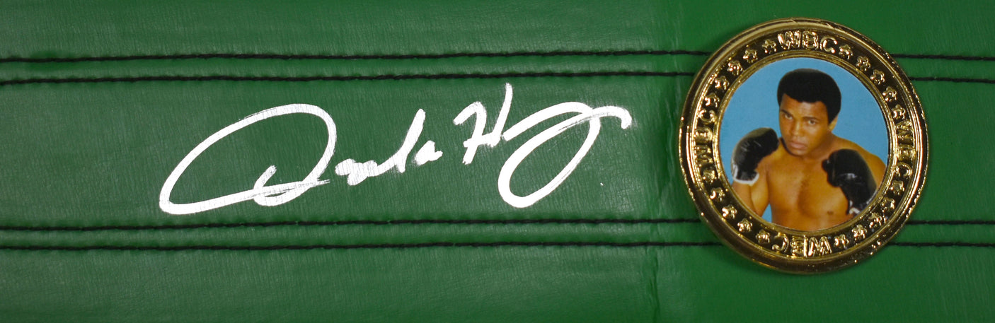 Oscar De La Hoya Autographed WBC Replica Belt - Beckett W Hologram *Silver