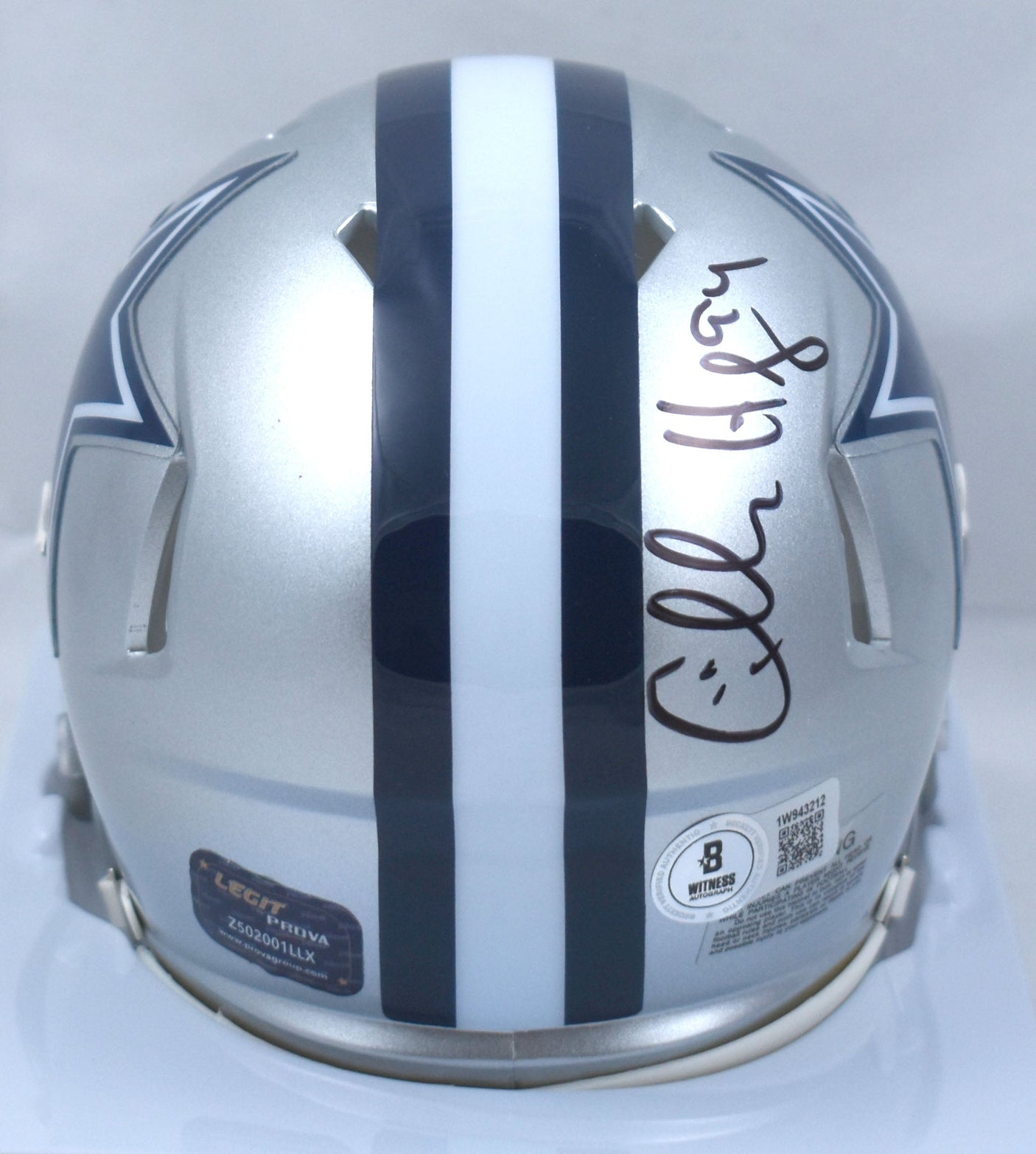 Charles Haley Autographed Dallas Cowboys Speed Mini Helmet - Beckett W Hologram