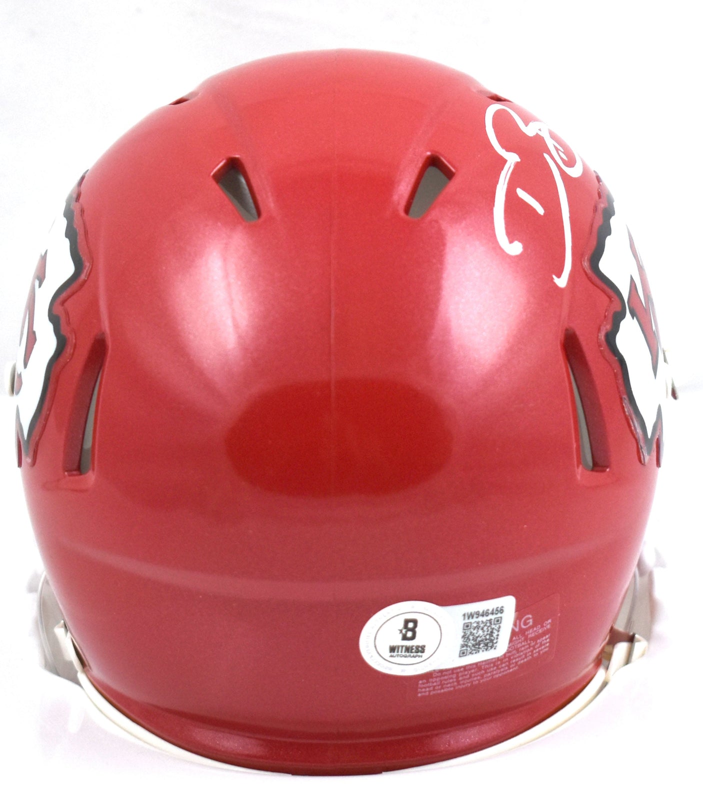 Dwayne Bowe Autographed Kansas City Chiefs Speed Mini Helmet-Beckett W Hologram