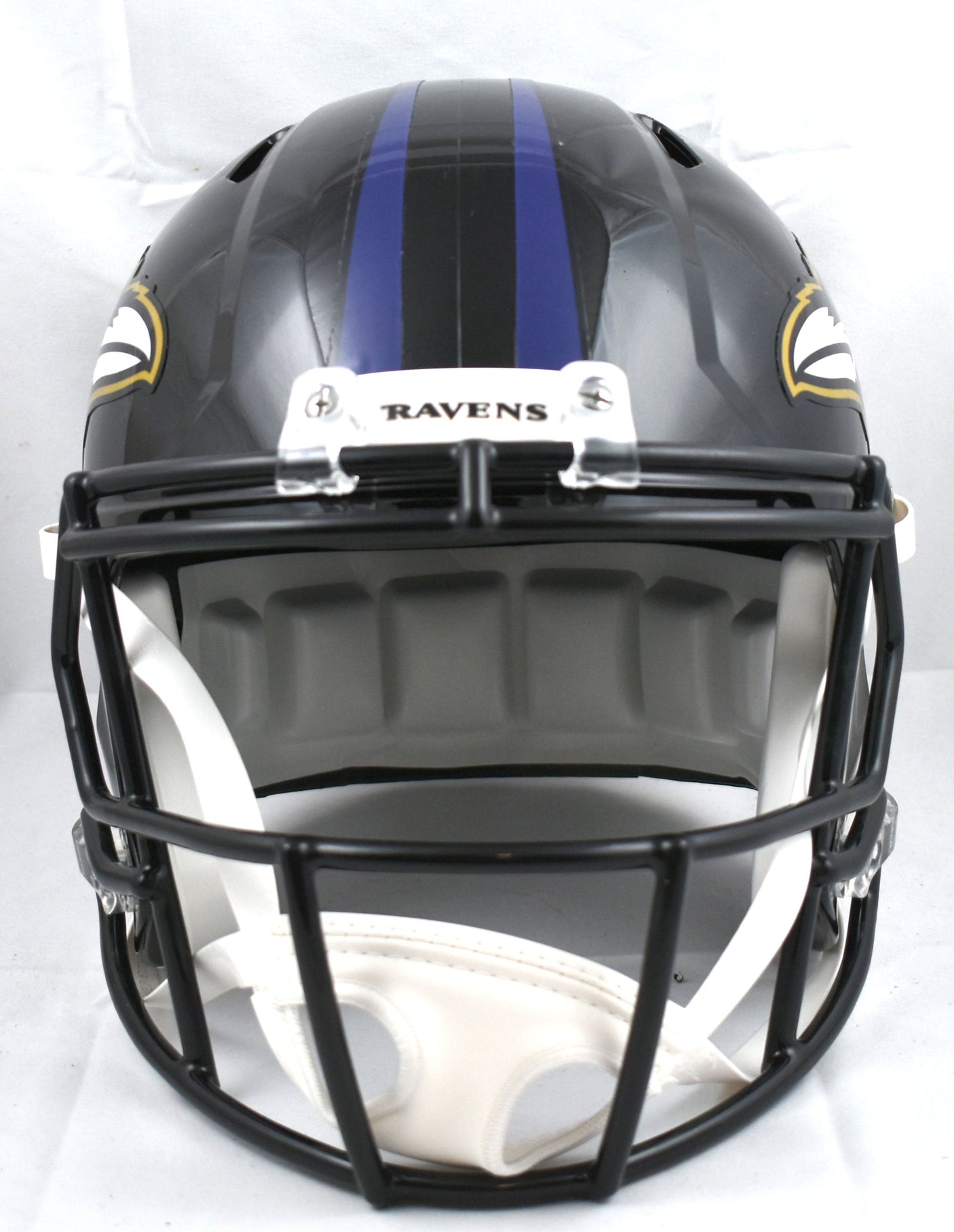 Jermaine Lewis Autographed Baltimore Ravens F/S Speed Helmet- Beckett W Hologram