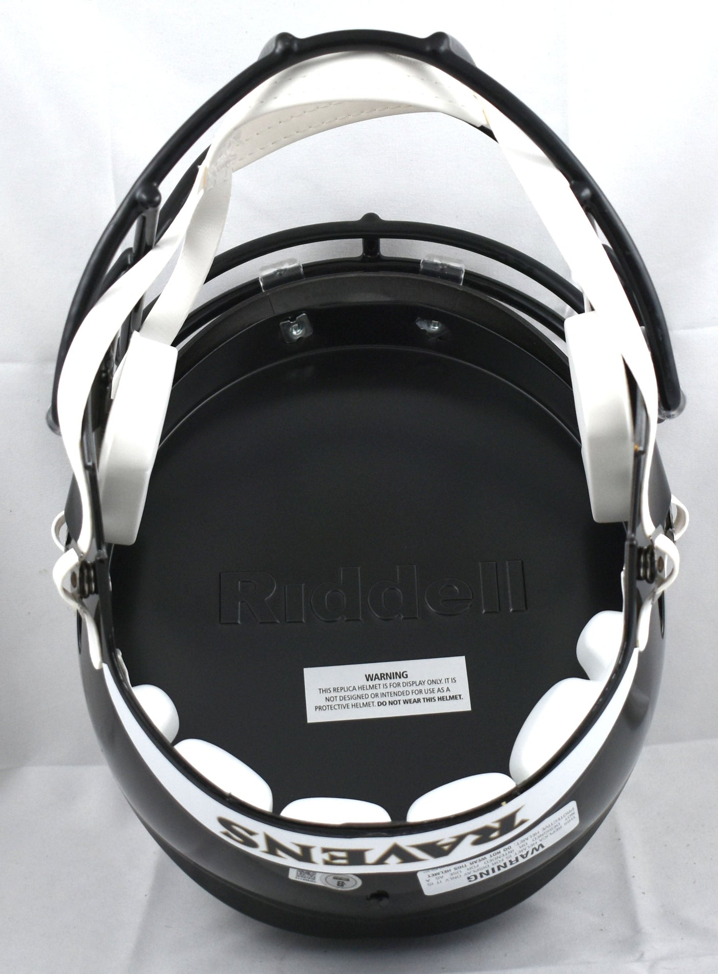 Jermaine Lewis Autographed Baltimore Ravens F/S Speed Helmet- Beckett W Hologram