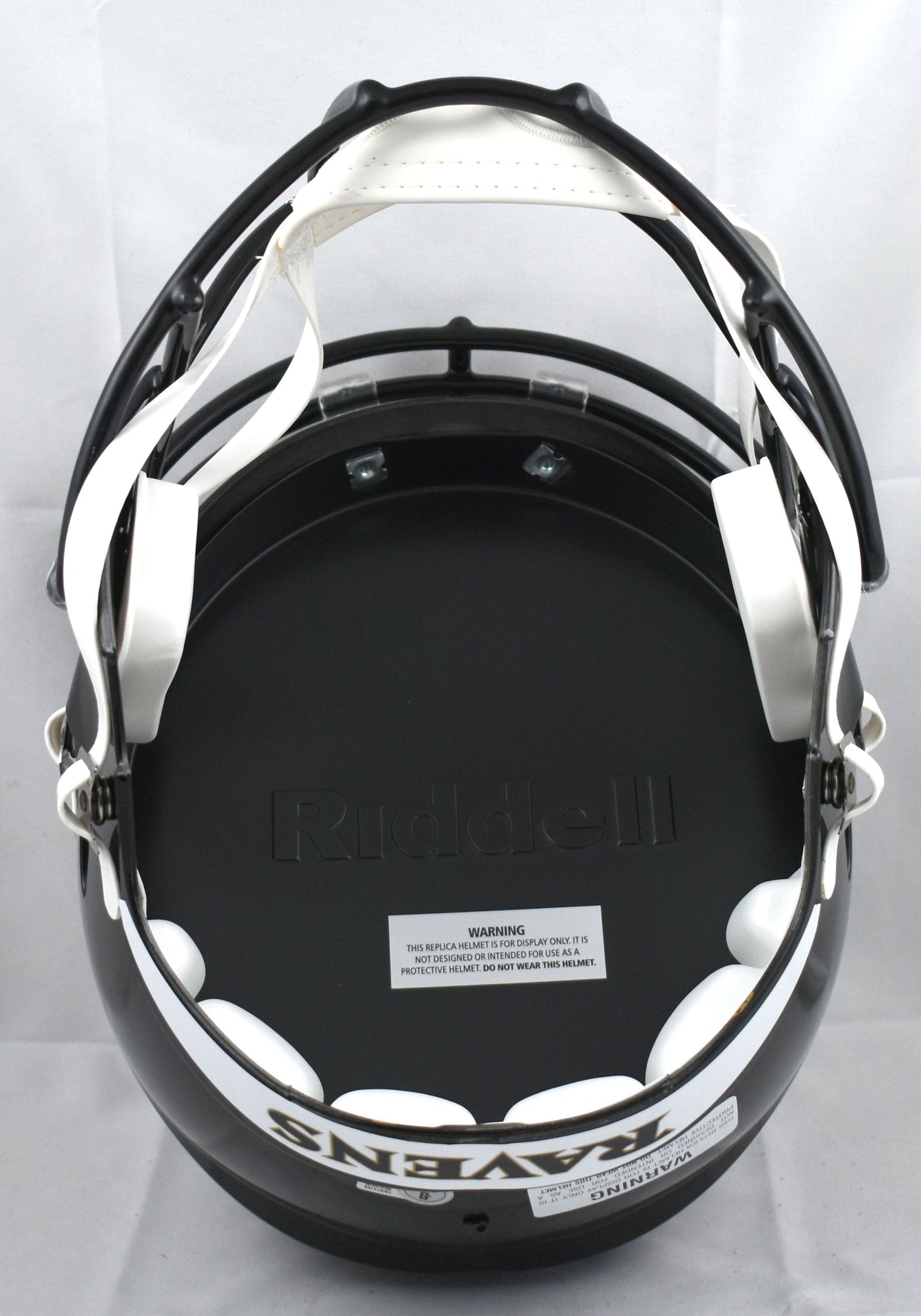 Ray Lewis Autographed Baltimore Ravens F/S Speed Helmet n/o - Beckett W Hologram