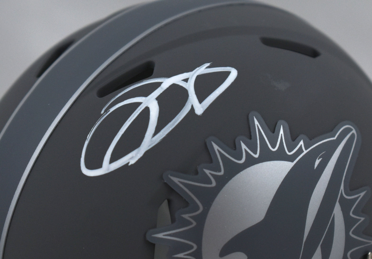 Odell Beckham Jr. Signed Miami Dolphins Slate Speed Mini Helmet - Beckett W Holo