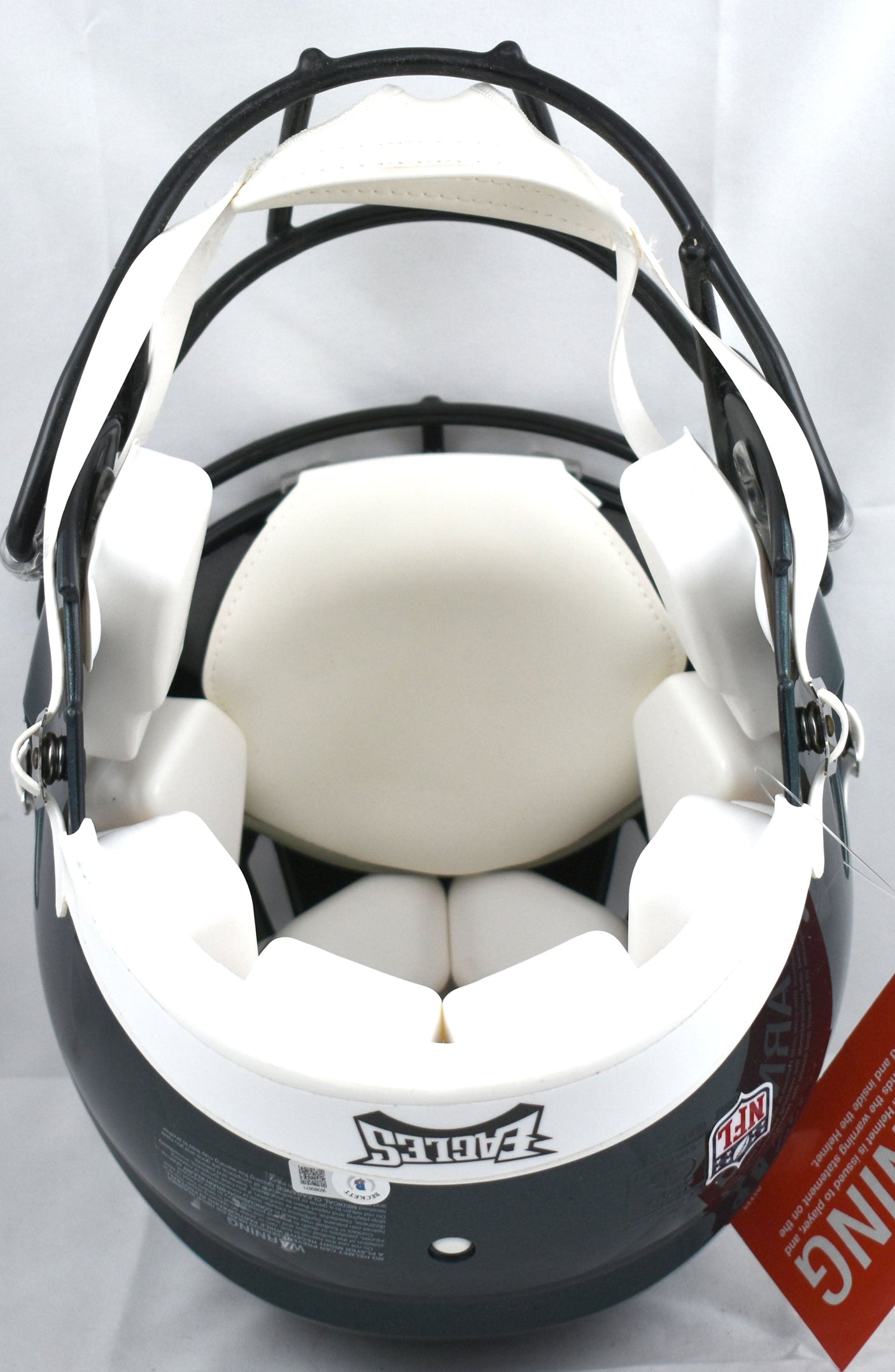 A.J. Brown Autographed Eagles F/S Speed Authentic Helmet- Beckett W Hologram