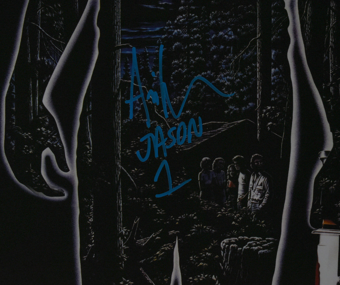 Ari Lehman Autographed 11x14 Movie Poster Photo - Beckett W Hologram *Blue