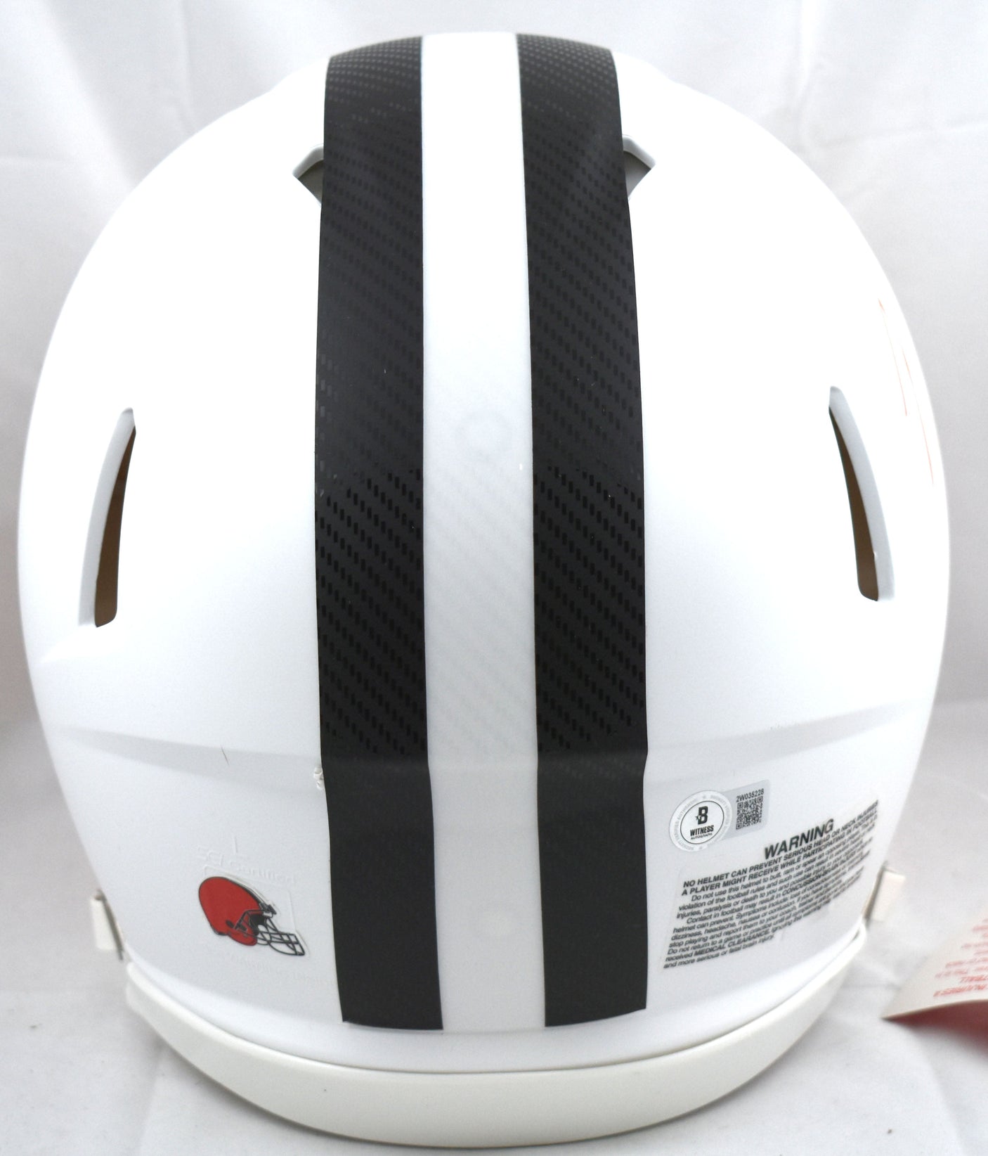 Myles Garrett Signed Browns F/S Flat White Speed Authentic Helmet-Beckett W Holo