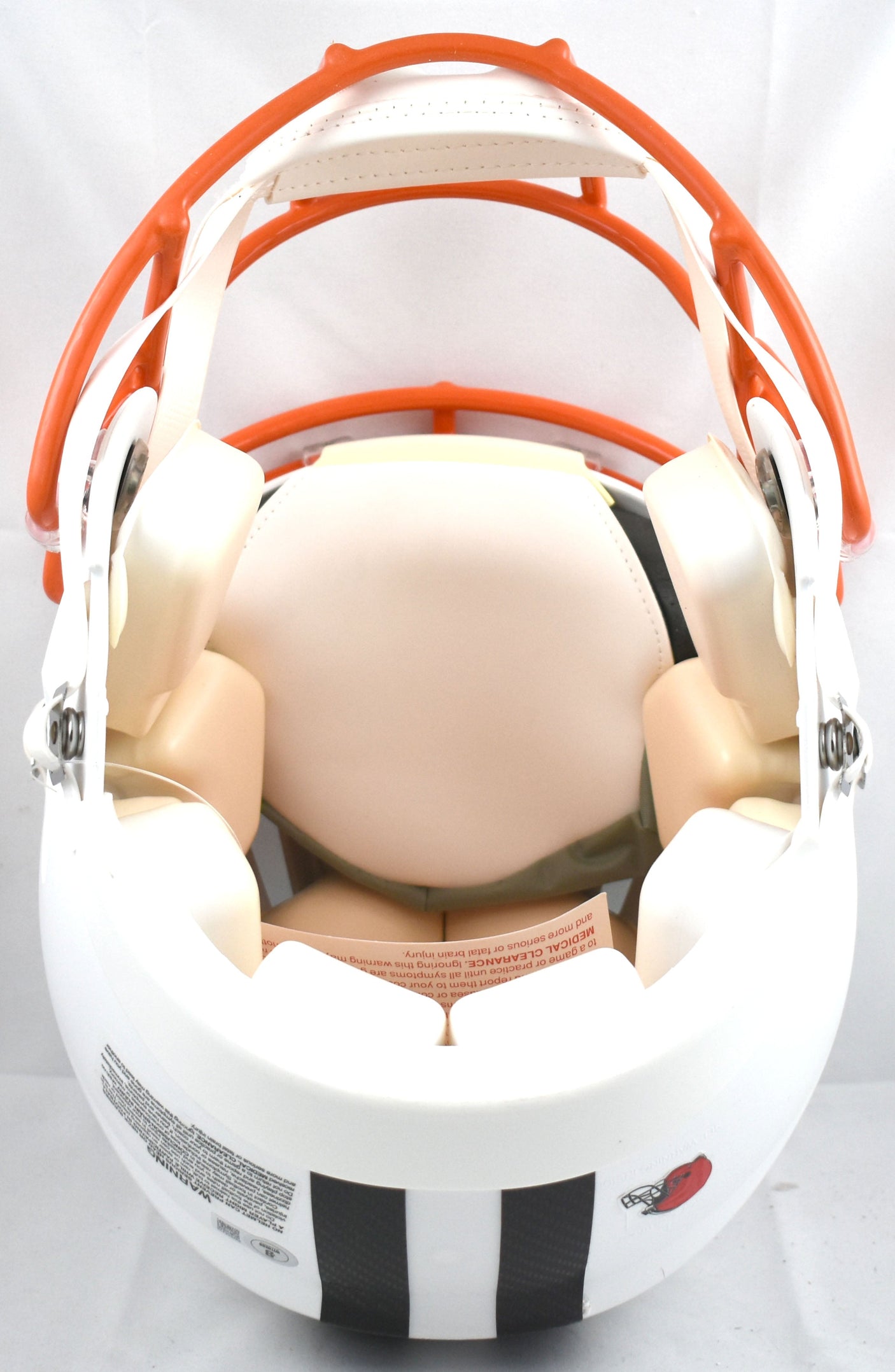 Myles Garrett Signed Browns F/S Flat White Speed Authentic Helmet-Beckett W Holo