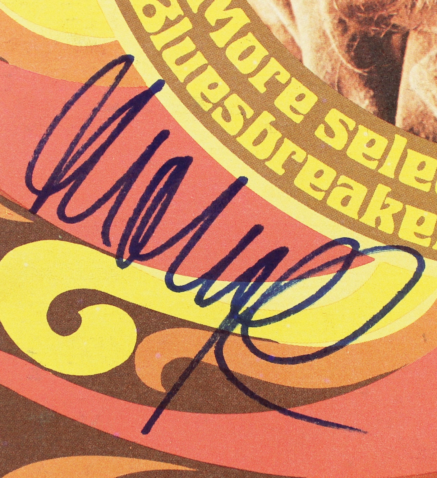 John Mayall Authentic Signed Live In Europe Album Cover W/ Vinyl PSA/DNA #S80783