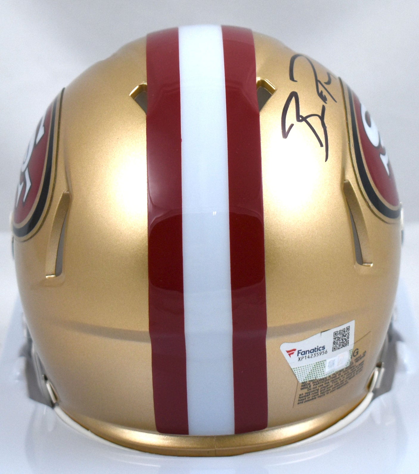 Brock Purdy Autographed San Francisco 49ers Speed Mini Helmet - Fanatics *Black