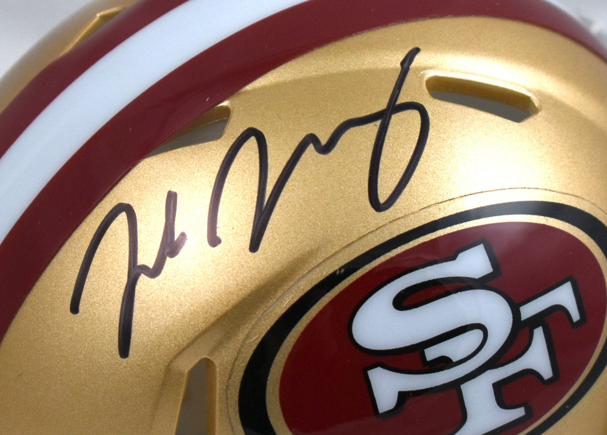 Jake Moody Signed San Francisco 49ers Speed Mini Helmet - Beckett W Hologram