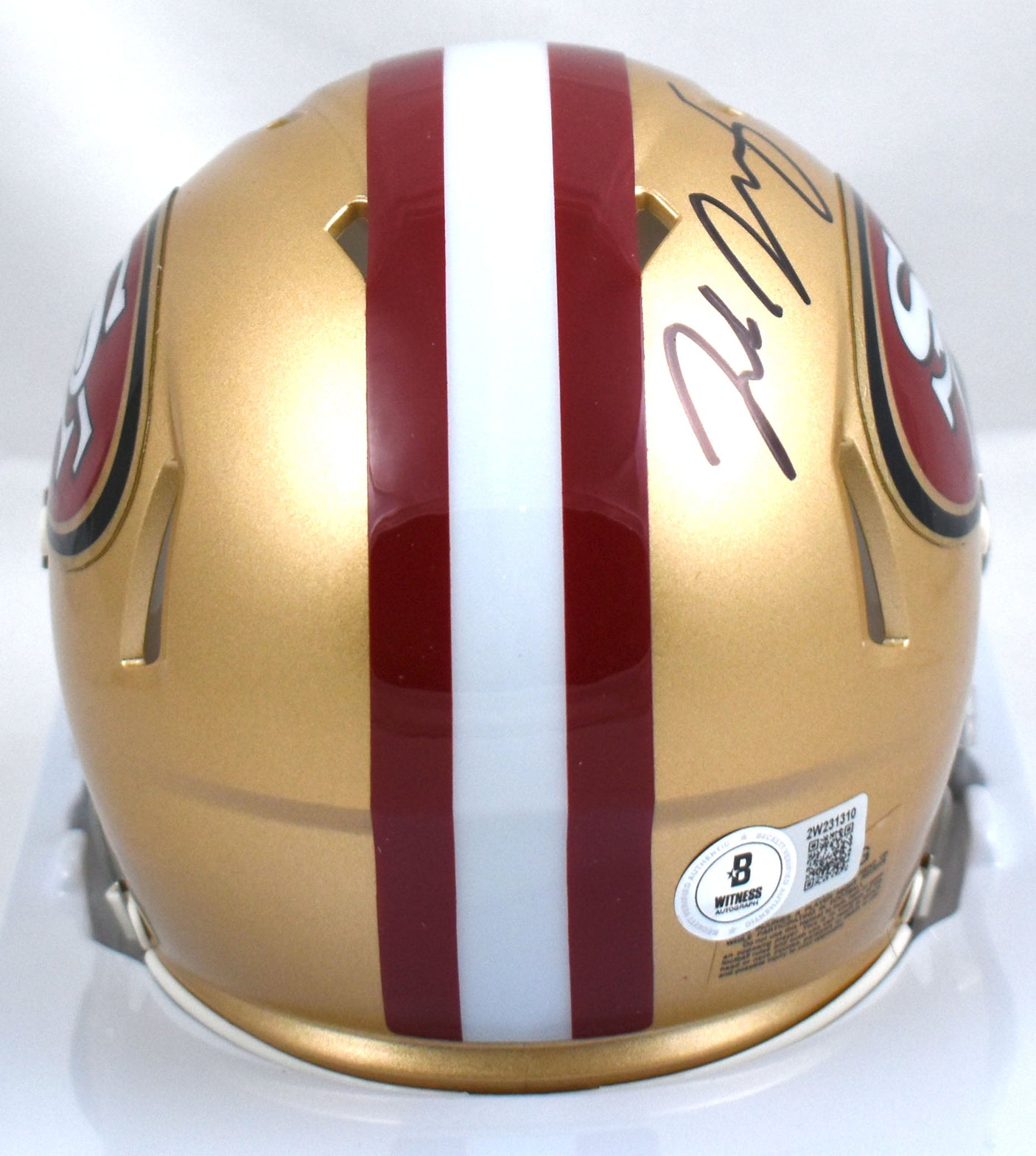 Jake Moody Signed San Francisco 49ers Speed Mini Helmet - Beckett W Hologram